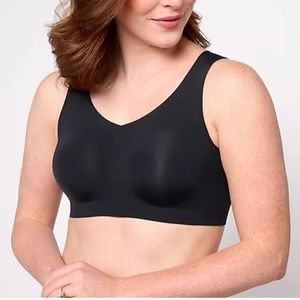 NWT $68 Evelyn & Bobbie The Defy Bra Women's Bra Black Sz X-Small *NO PADDING